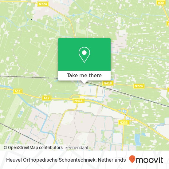 Heuvel Orthopedische Schoentechniek, Nieuweweg-Noord 314 kaart