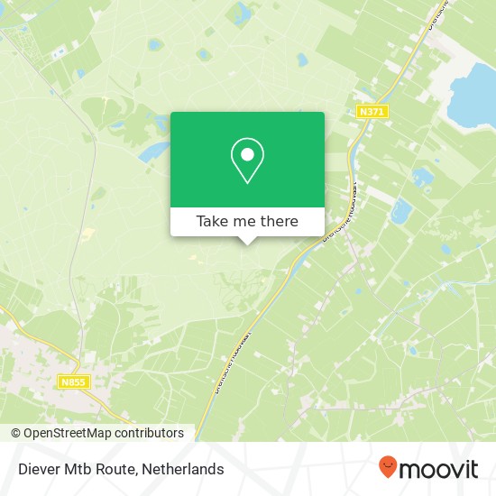 Diever Mtb Route, Diever Mtb Route, 8426 SJ Diever, Nederland kaart