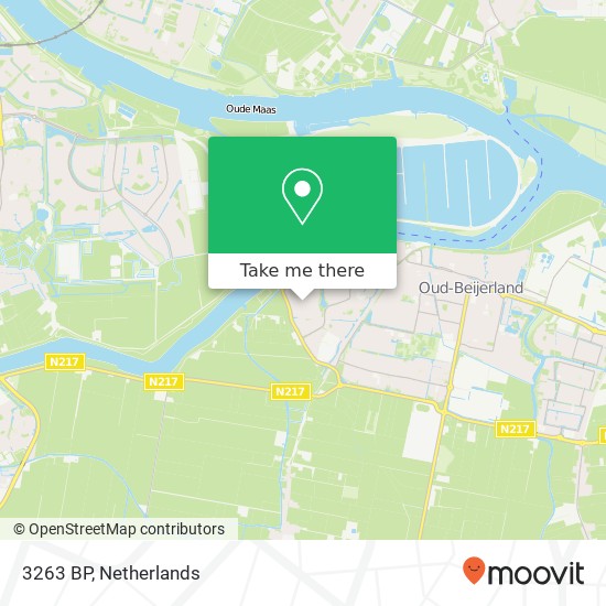 3263 BP, 3263 BP Oud-Beijerland, Nederland kaart