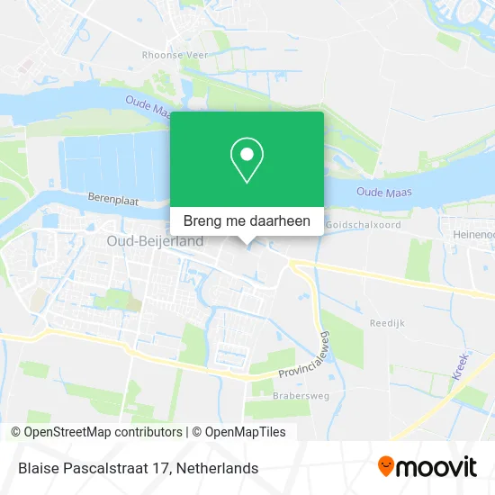Blaise Pascalstraat 17 kaart