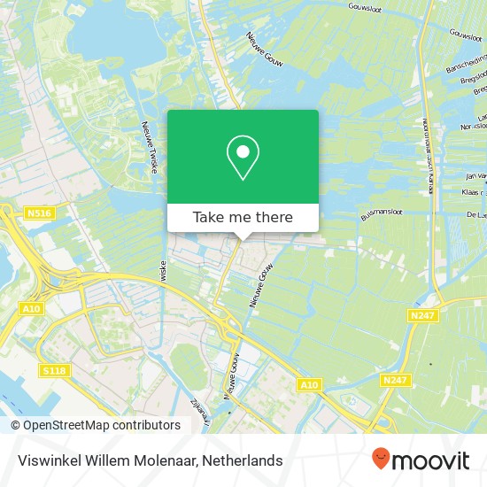 Viswinkel Willem Molenaar, Nieuwe Gouw 1 kaart