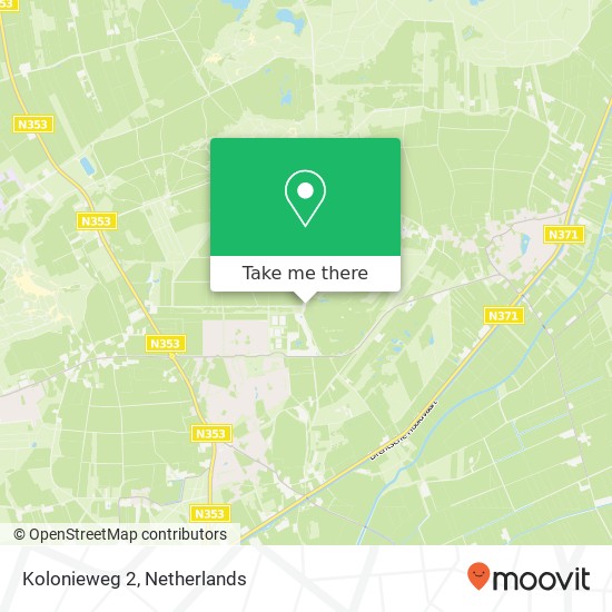Kolonieweg 2, Kolonieweg 2, 7971 RA Havelte, Nederland kaart
