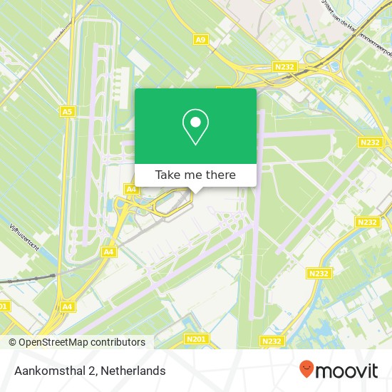 Aankomsthal 2, Aankomsthal 2, 1118 AX Schiphol, Nederland kaart