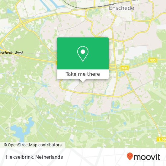 Hekselbrink, Hekselbrink, 7544 BT Enschede, Nederland kaart