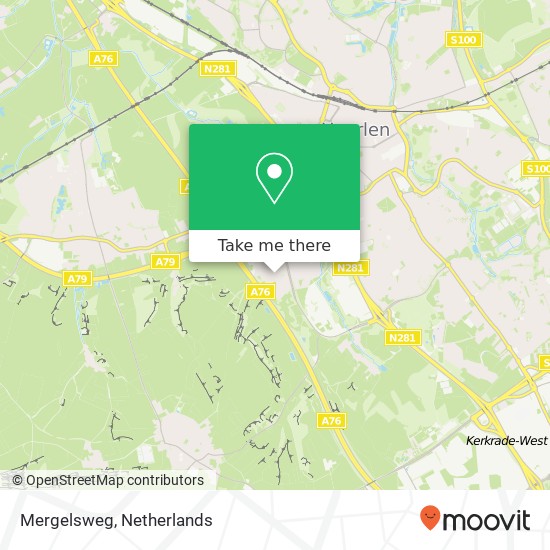 Mergelsweg, Mergelsweg, 6419 Heerlen, Nederland kaart