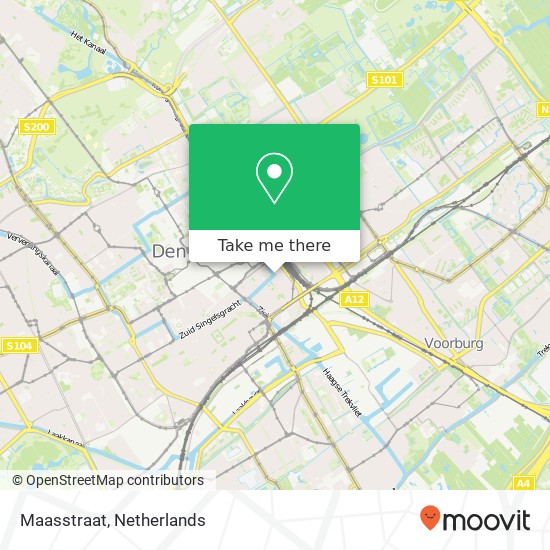 Maasstraat, 2511 Den Haag kaart
