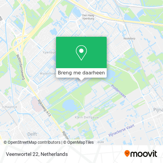 Veenwortel 22 kaart