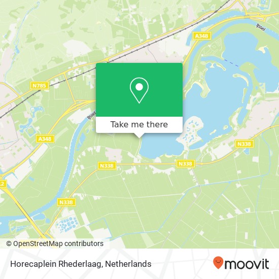 Horecaplein Rhederlaag, Marsweg 2 kaart