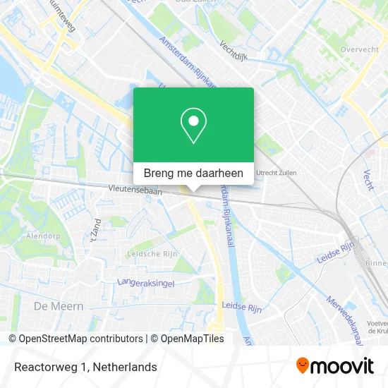 Reactorweg 1 kaart
