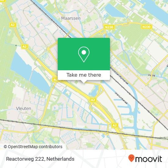 Reactorweg 222, Reactorweg 222, 3542 AD Utrecht, Nederland kaart