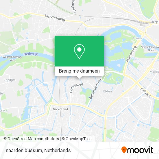 naarden bussum kaart