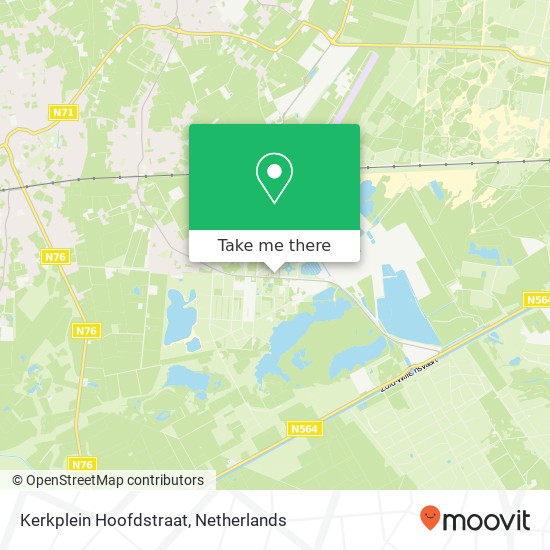 Kerkplein Hoofdstraat, 6024 Budel-Dorplein kaart