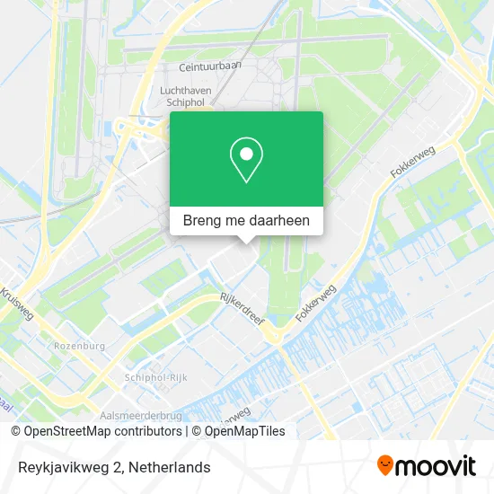 Reykjavikweg 2 kaart