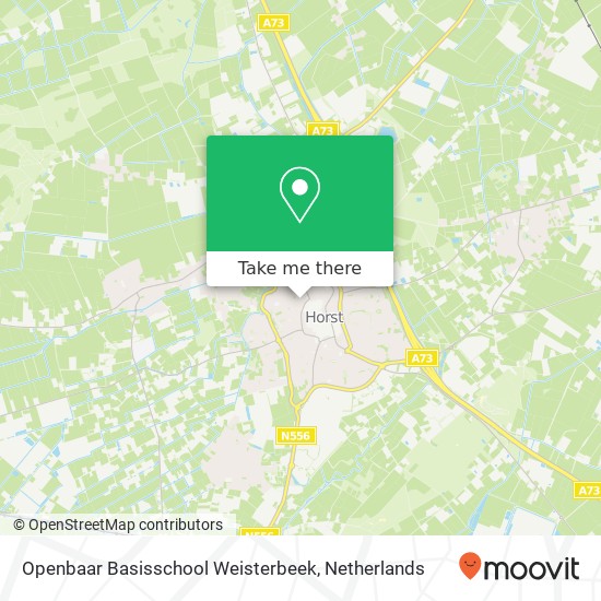 Openbaar Basisschool Weisterbeek, Schoolstraat 8 kaart