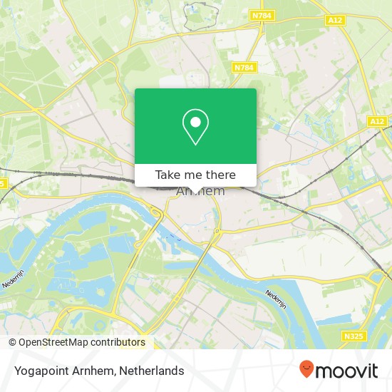 Yogapoint Arnhem, Looierstraat 54 kaart