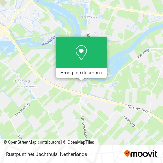 Rustpunt het Jachthuis kaart