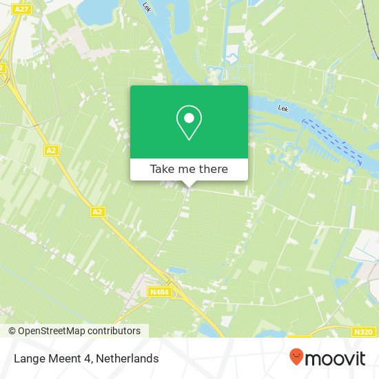 Lange Meent 4, 4121 KM Everdingen kaart