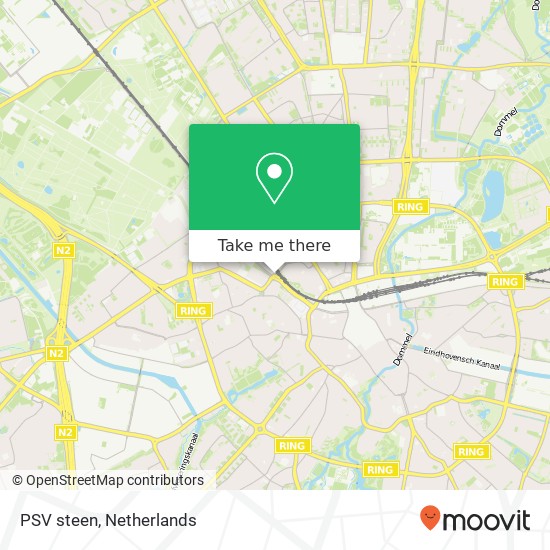 PSV steen, 5616 Eindhoven kaart