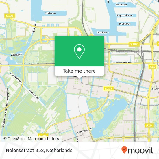 Nolensstraat 352, Nolensstraat 352, 1067 KP Amsterdam, Nederland kaart