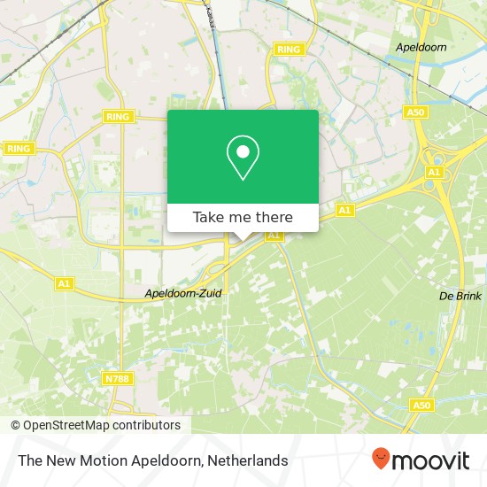 The New Motion Apeldoorn kaart