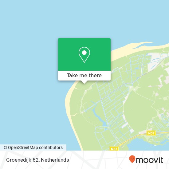 Groenedijk 62, Groenedijk 62, 3253 LB Ouddorp, Nederland kaart