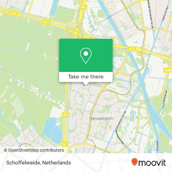 Schoffelweide, Schoffelweide, 3437 XT Nieuwegein, Nederland kaart