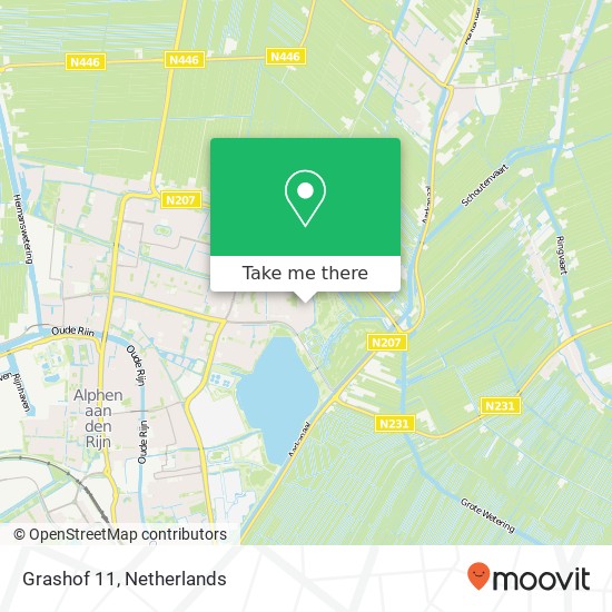 Grashof 11, 2403 VE Alphen aan den Rijn kaart