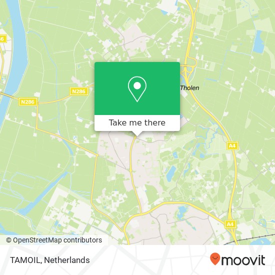 TAMOIL, Wouwseweg 1 kaart