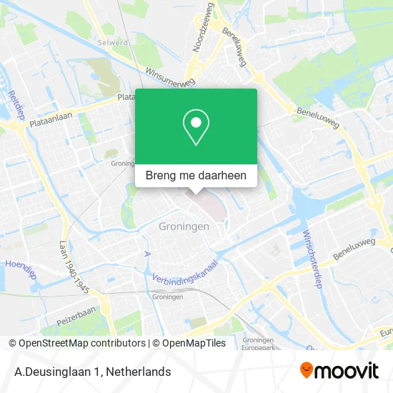 A.Deusinglaan 1 kaart
