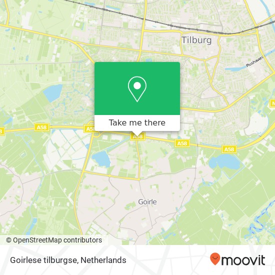 Goirlese tilburgse, 5026 Tilburg kaart