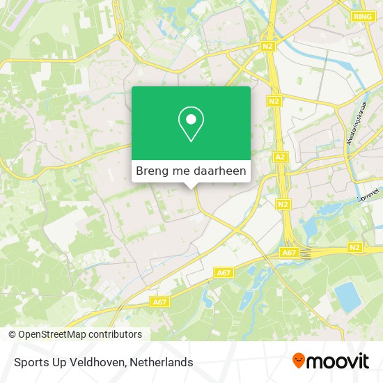 Sports Up Veldhoven kaart