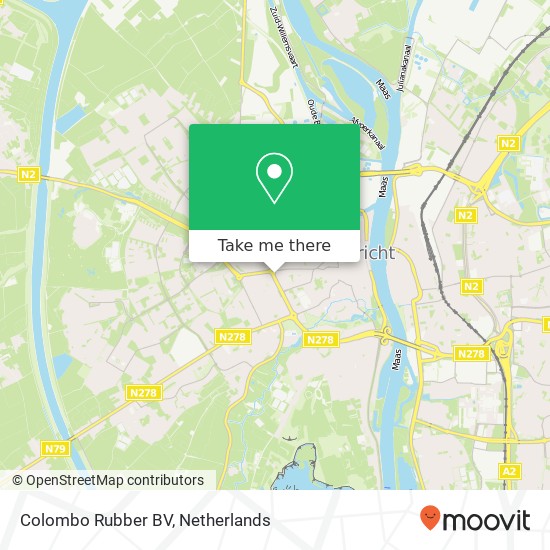 Colombo Rubber BV, Hertogsingel 1 kaart