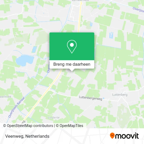 Veenweg kaart