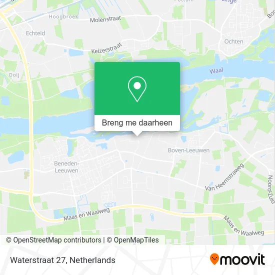 Waterstraat 27 kaart