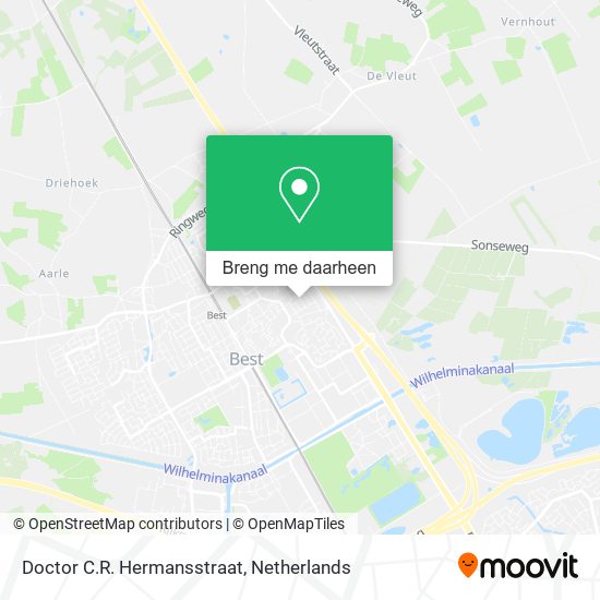 Doctor C.R. Hermansstraat kaart