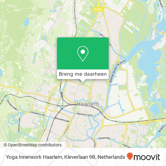 Yoga Innerwork Haarlem, Kleverlaan 9B kaart