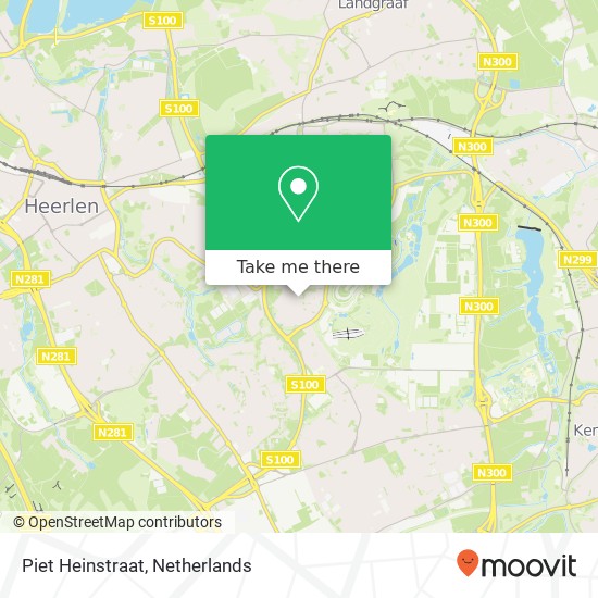 Piet Heinstraat, 6372 VK Landgraaf kaart