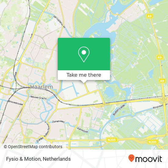 Fysio & Motion, Waarderweg 33 kaart