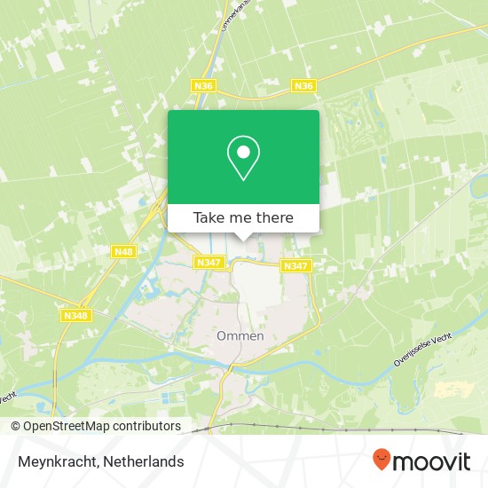 Meynkracht, Vermeerstraat 10 kaart