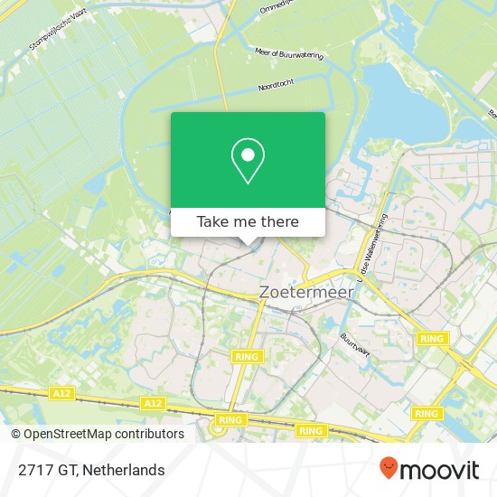 2717 GT, 2717 GT Zoetermeer, Nederland kaart