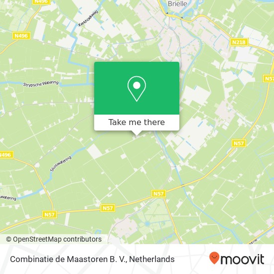 Combinatie de Maastoren B. V., Sluisweg 4 kaart