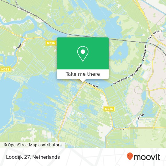 Loodijk 27, 1244 NL Ankeveen kaart