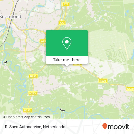 R. Saes Autoservice, Thomas Alva Edisonweg 11A kaart