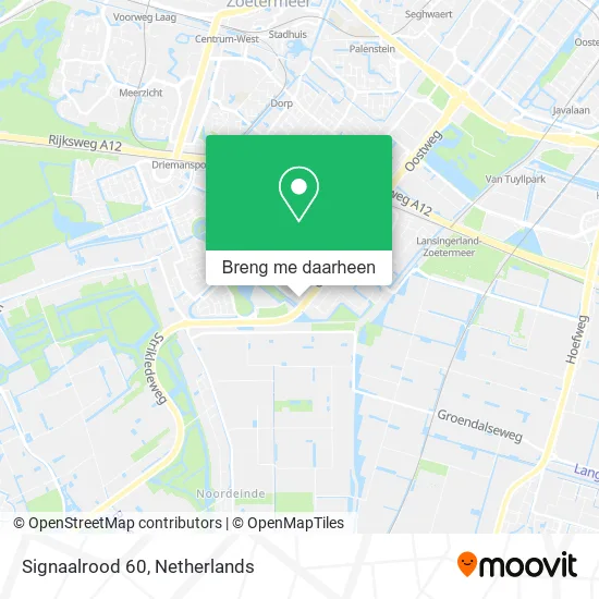 Signaalrood 60 kaart