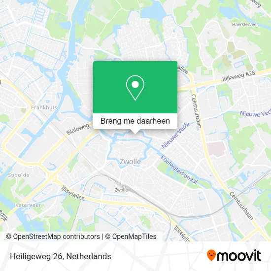 Heiligeweg 26 kaart