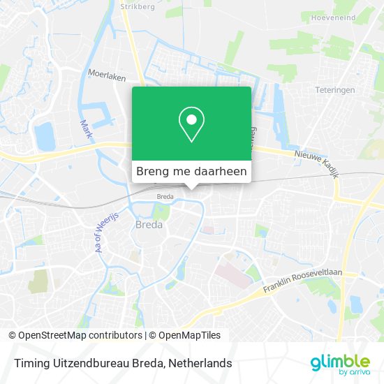 Timing Uitzendbureau Breda kaart