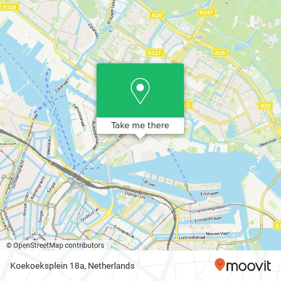 Koekoeksplein 18a, 1021 VB Amsterdam kaart
