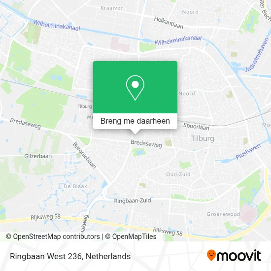 Ringbaan West 236 kaart
