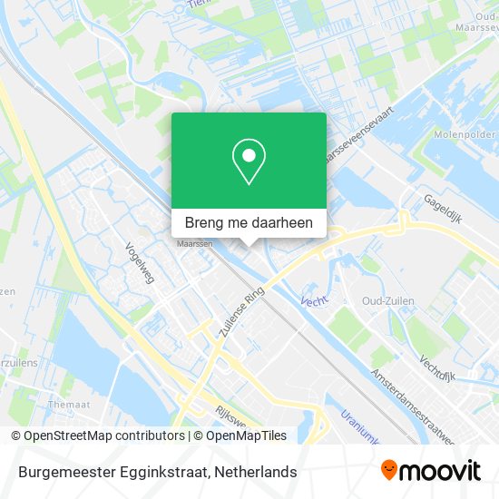 Burgemeester Egginkstraat kaart