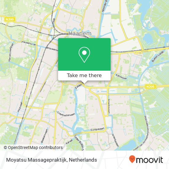 Moyatsu Massagepraktijk, Schipholweg 1 kaart